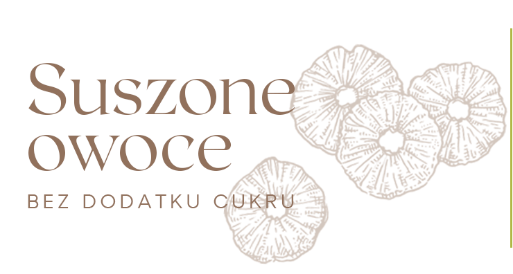 Suszone owoce